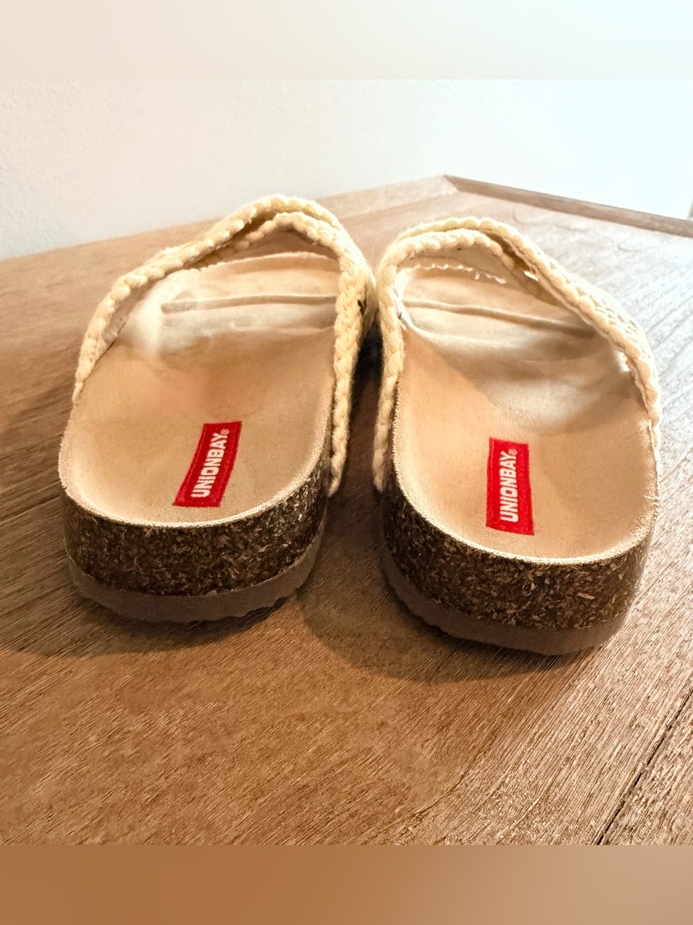 Unionbay Maryam Lemon Print Cork Footbed Slide Sandals – Women’s Size 7.5M - Picture 4 of 6